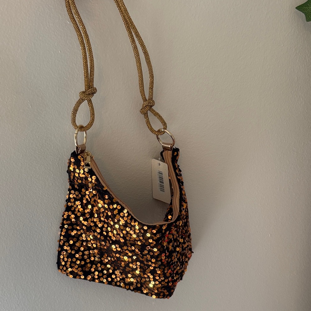 Gold Sequin Women's Bag